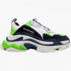 Balenciaga Triple S Trainer White Green Fluo