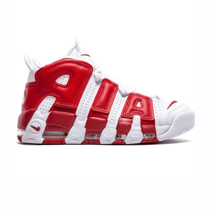 Nike Supreme X Air More Up Time White Red