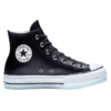 Tenis Converse Chuck Taylor - All Star Black "Plataforma de Piel"