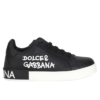 Tenis Dolce & Gabbana Portofino en napa de becerro Negro