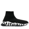 Tenis Balenciaga Speed Trainer 2.0 Black-White Logo